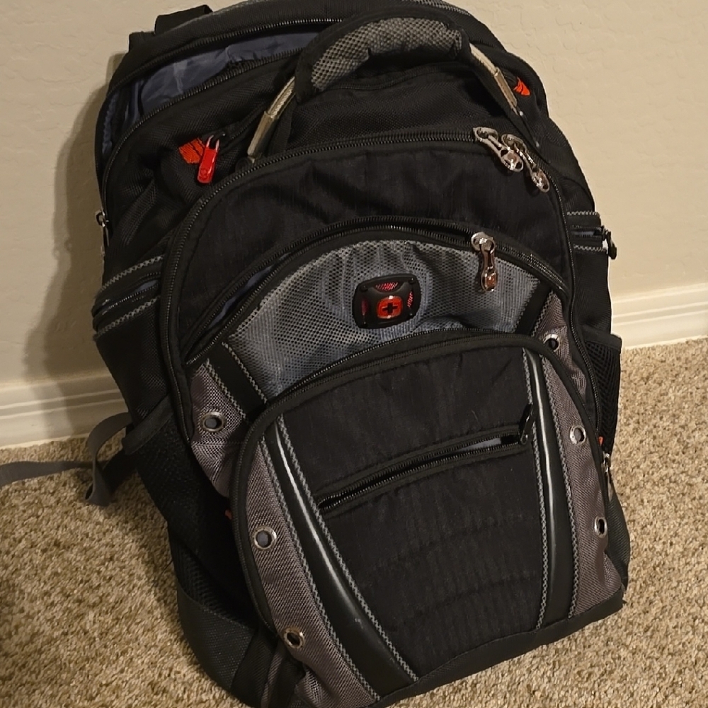 Black and Gray Men's Backpack